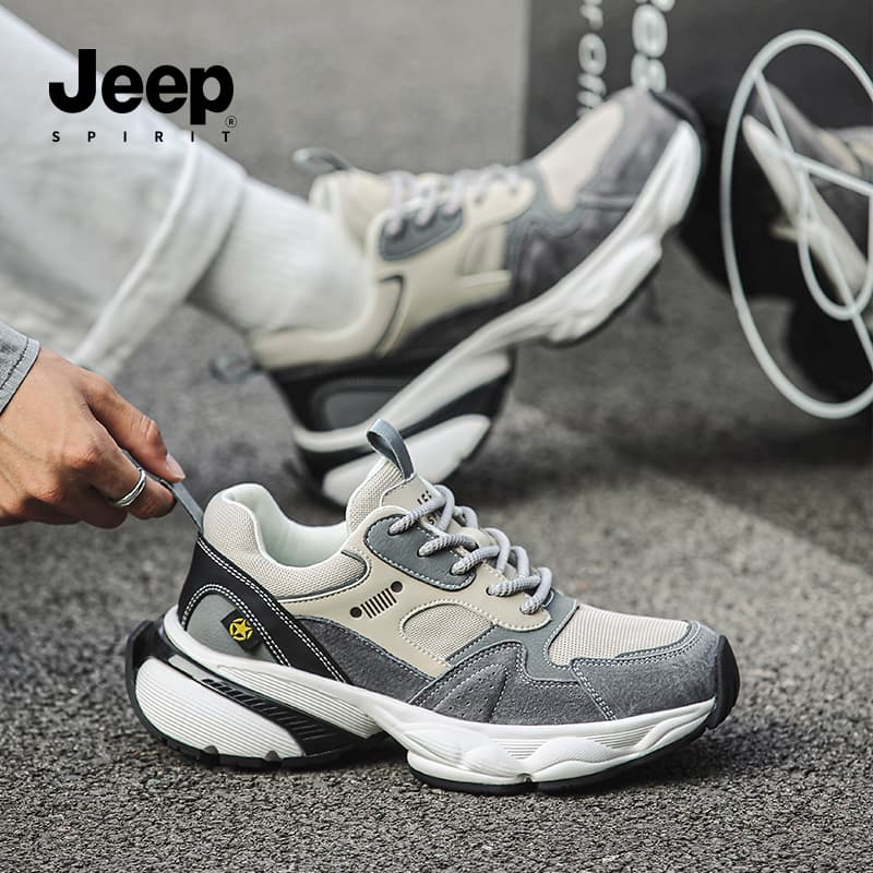 Кроссовки JEEP SPIRIT Низкий топ массивные кроссовки мужские TIME серый - изображение 8