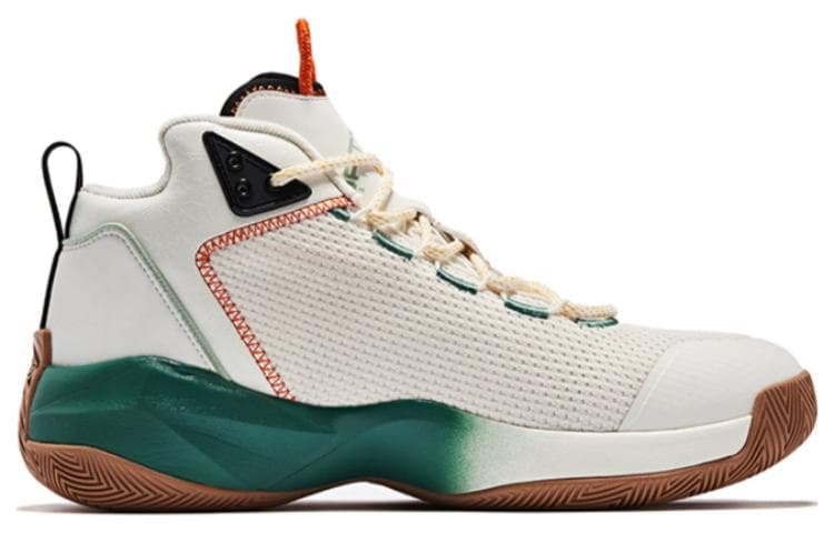 Кроссовки для баскетбола Jordan High-Top Basketball Shoes Grey Green - изображение 3
