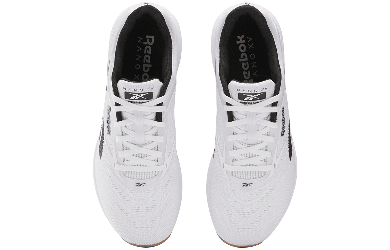 Кроссовки для спортзала Reebok Nano X5 Low Тренировочные кроссовки унисекс белые и черные - изображение 4