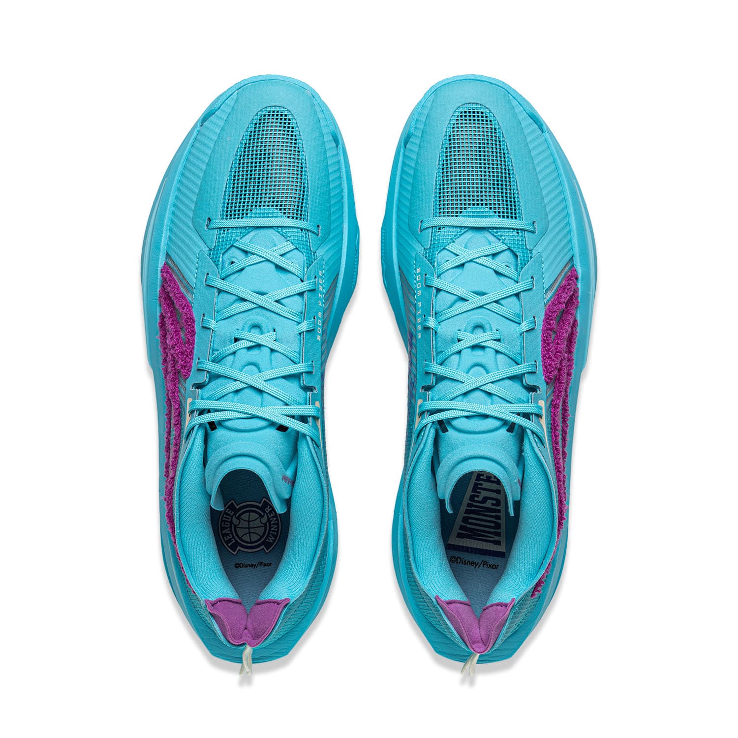 Кроссовки для баскетбола Li-Ning x Disney ULTRALIGHT Университет Монстров Технология верха LINING BOOM FIBER Покрытие Лоу-топы Баскетбольные кроссовки Мужской - изображение 5