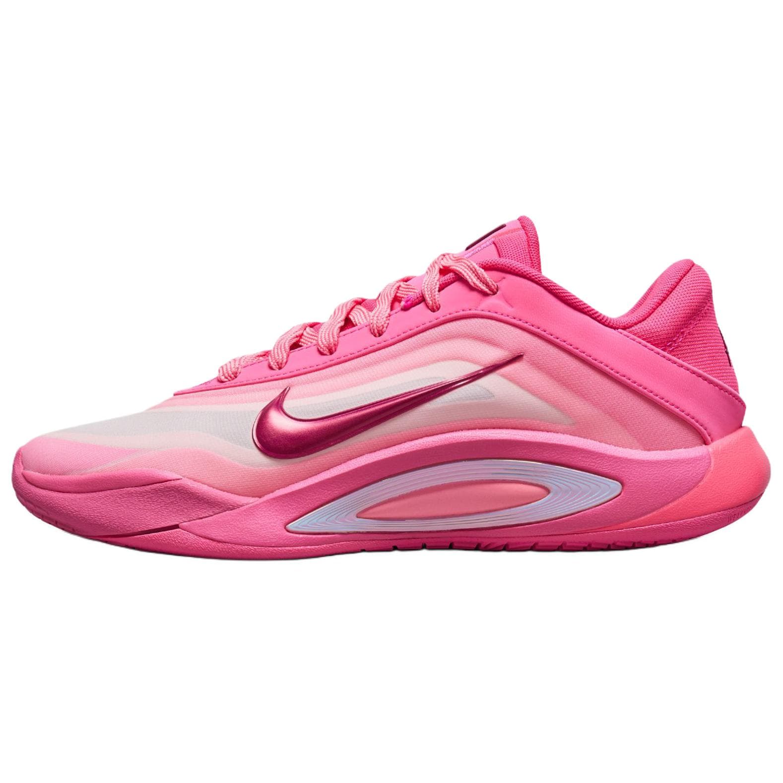 Кроссовки для баскетбола Nike A'One Low Баскетбольные кроссовки Унисекс Розовые - изображение 1