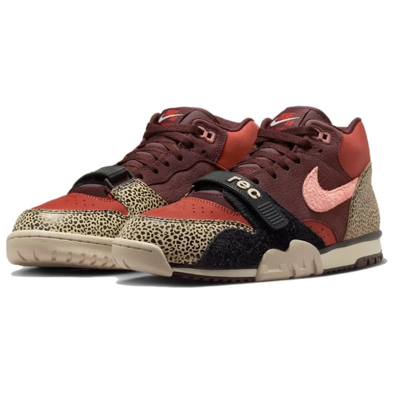 Кроссовки для спортзала YISHU REC X Nike Air Trainer 1 Противоскользящие устойчивые к истиранию низкие кроссовки для тренировок унисекс серые - изображение 3