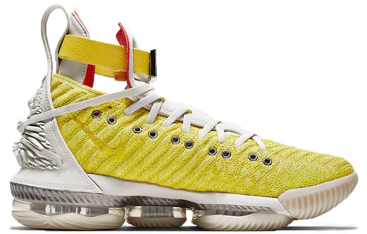 Кроссовки для баскетбола Nike Lebron 16 HFR Harlem Stage Bright Citron - изображение 2