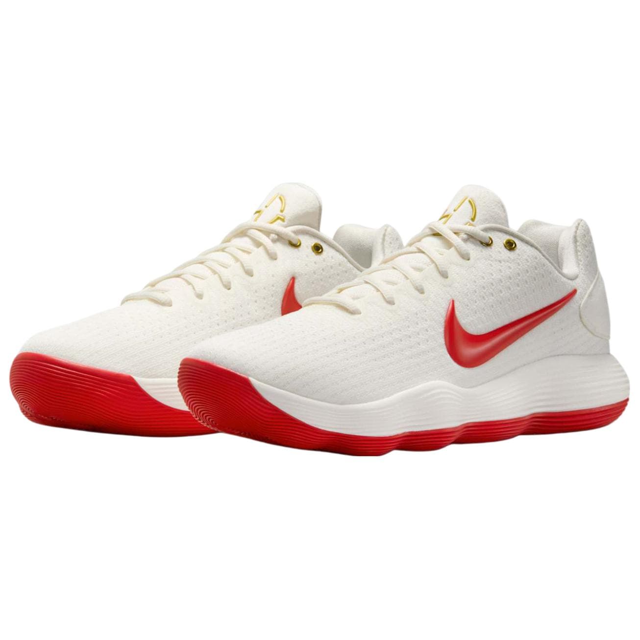 Кроссовки для баскетбола Nike Hyperdunk 2017 Противоскользящие Устойчивые к истиранию Низкие Баскетбольные кроссовки Мужские Белые Красные - изображение 3