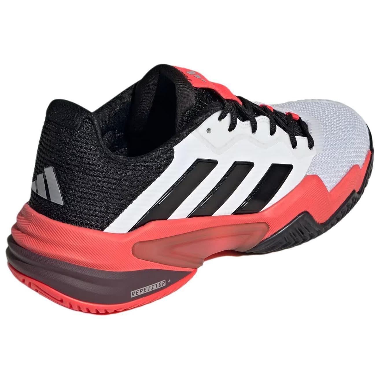 Кроссовки для тенниса Adidas Barricade 13 Низкие Кроссовки для Тениса Мужские Черно-Белые - изображение 3