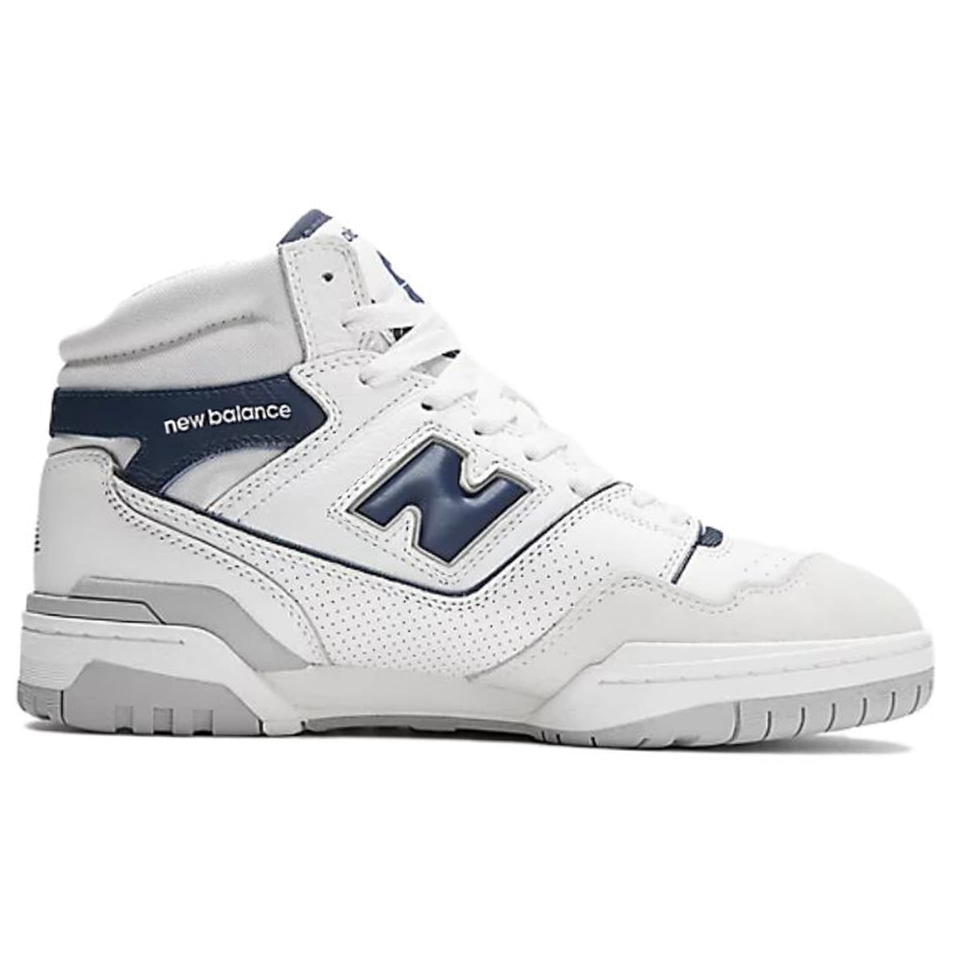 Ретро баскетбольные кроссовки New Balance 650 White Blue - изображение 2