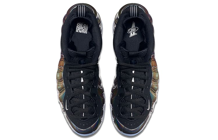 Ретро баскетбольные кроссовки Nike Foamposite One Hologram - изображение 4