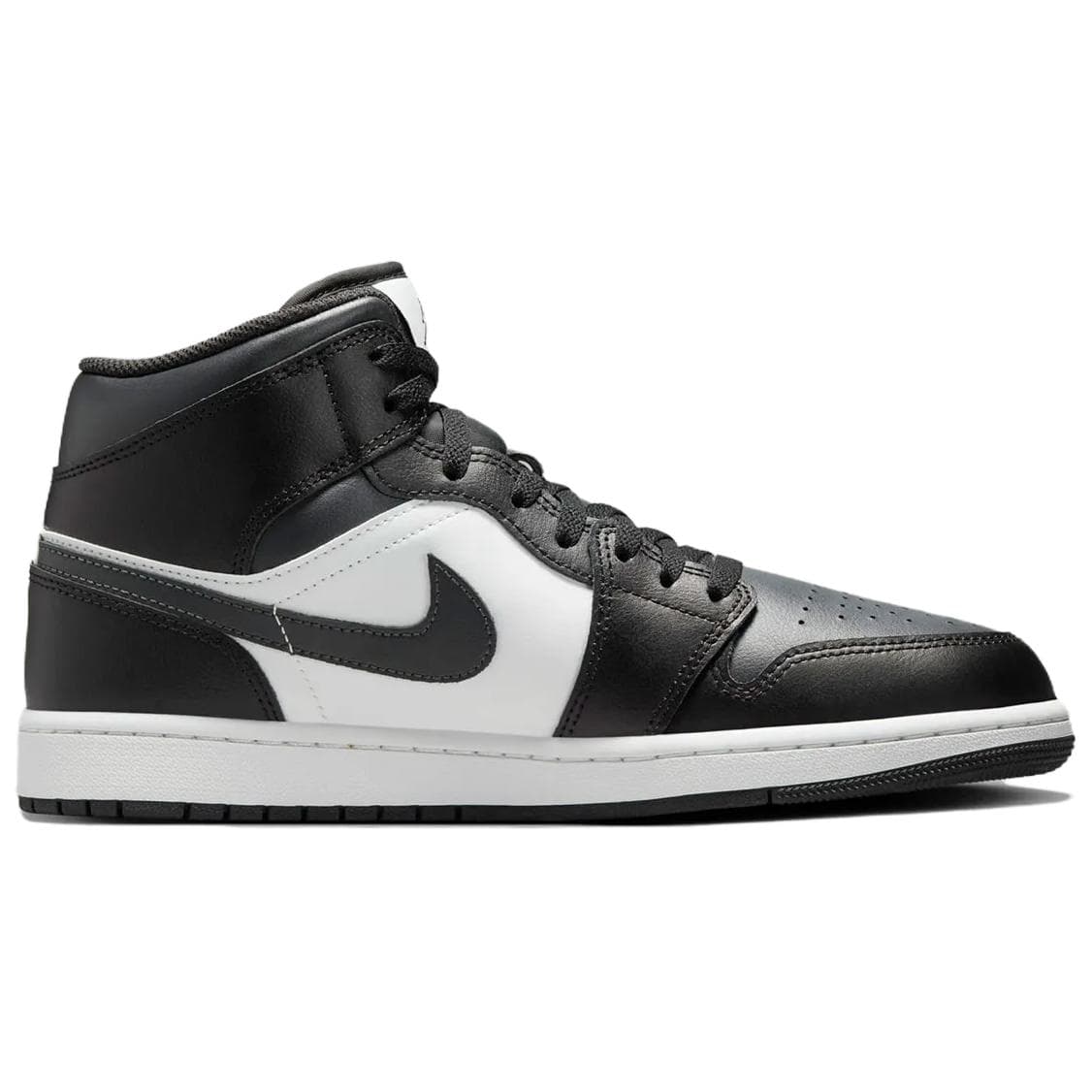 Ретро баскетбольные кроссовки Jordan Air Jordan 1 Mid "Off Noir Toe" - изображение 2