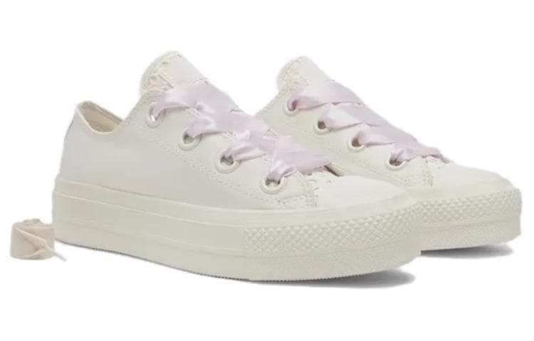 Кеды Converse All Star Lift Универсальный износостойкий дышащий Лоу-топы Кеды Женский Белый - изображение 3