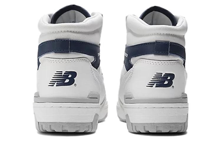 Ретро баскетбольные кроссовки New Balance 650 White Blue - изображение 5