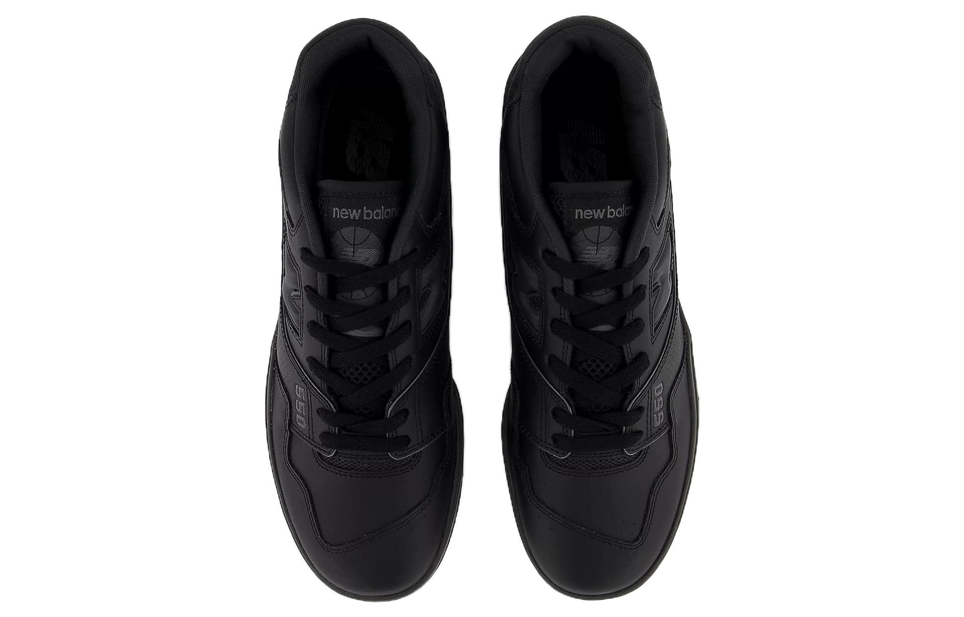 Ретро баскетбольные кроссовки New Balance 550 Triple Black - изображение 4