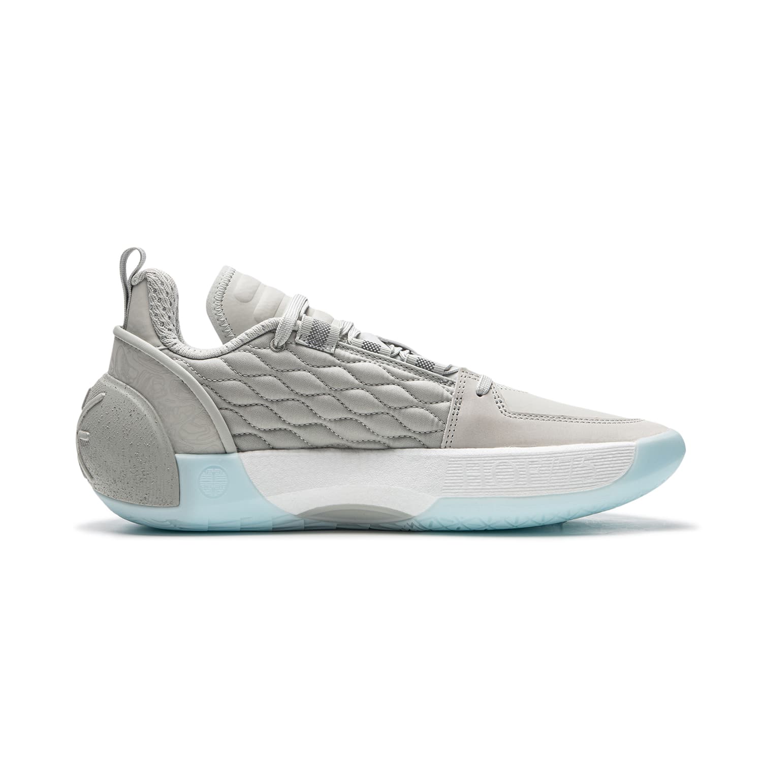 Кроссовки для баскетбола Li-Ning Город 12 Encore Полноразмерный BOOM Мощное сцепление Стабильная поддержка Лоу-топы Баскетбольные кроссовки Мужской Серый - изображение 2