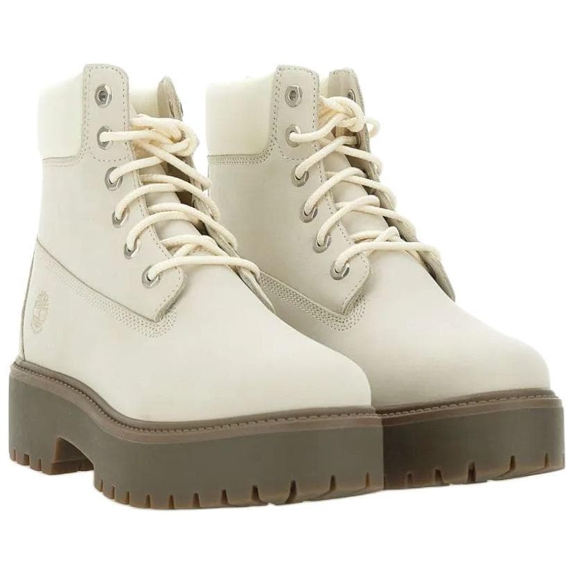Сапоги Timberland Stone Street Мягкие и Комфортные Ботильоны Женские Белые - изображение 4