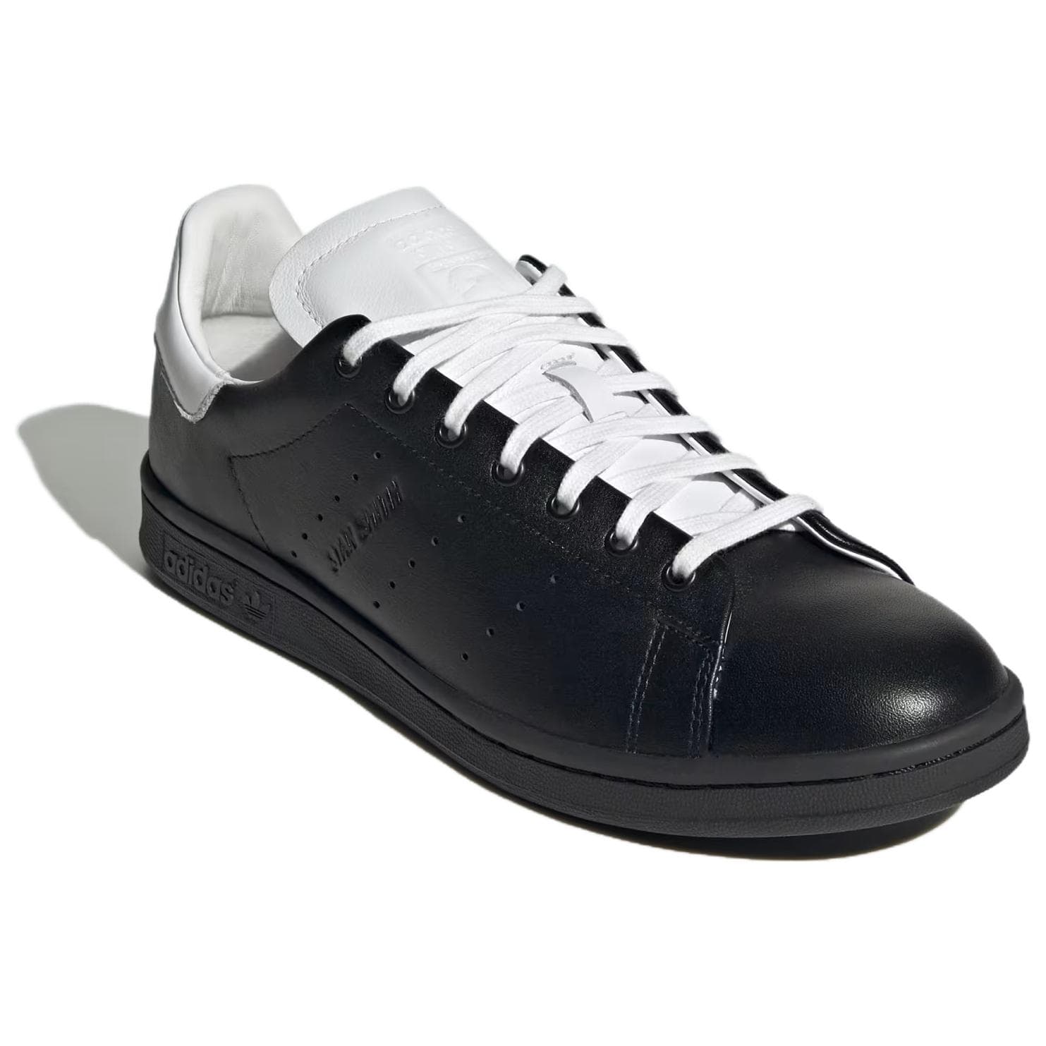Кроссовки для тенниса Adidas Originals Stan Smith Lux Износостойкий Лоу-топы Кроссовки для тенниса Мужской Черный белый - изображение 3