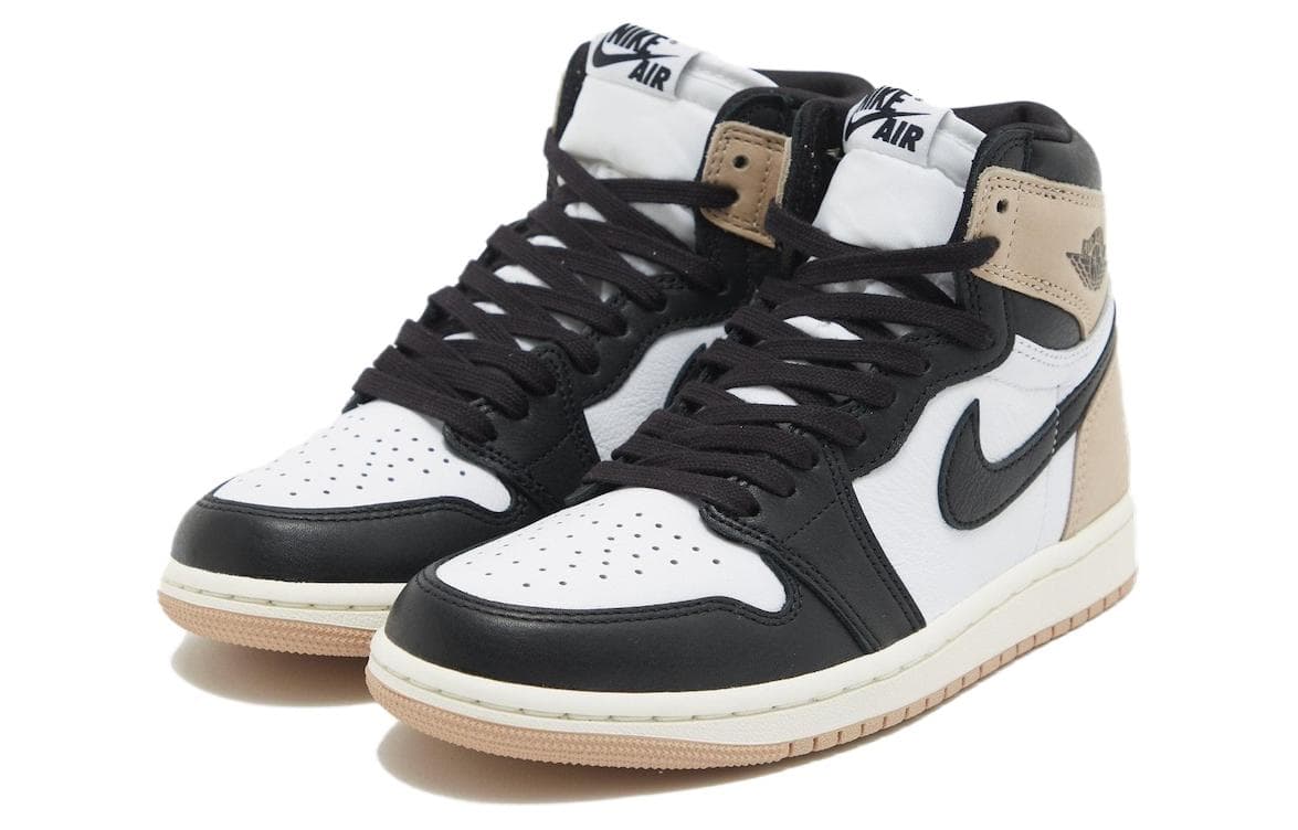 Ретро баскетбольные кроссовки Jordan Air Jordan 1 High OG Brown Black - изображение 2