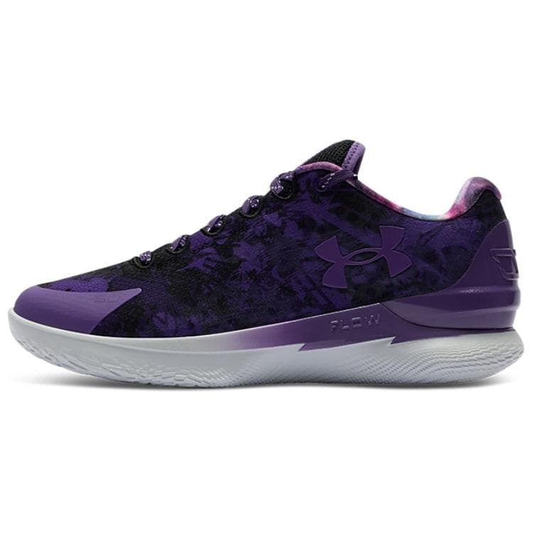 Кроссовки для баскетбола Under Armour Curry 1 Противоскользящие Устойчивые к истиранию Низкие Баскетбольные Кроссовки Мужские Фиолетовые Серые - изображение 1