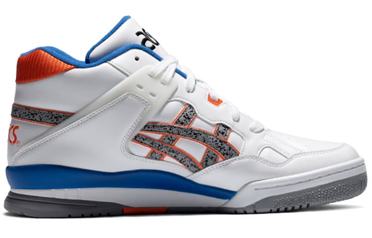 Ретро баскетбольные кроссовки Asics Gel-Spotlyte White Orange Blue - изображение 2