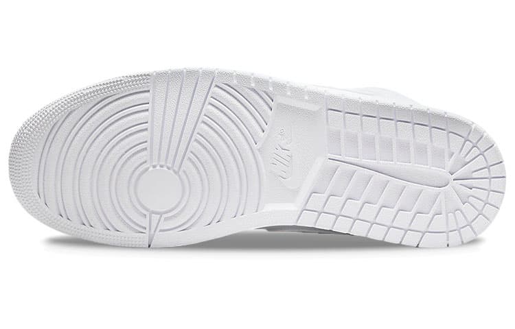 Ретро баскетбольные кроссовки Jordan Air Jordan 1 Mid "Triple White" - изображение 6