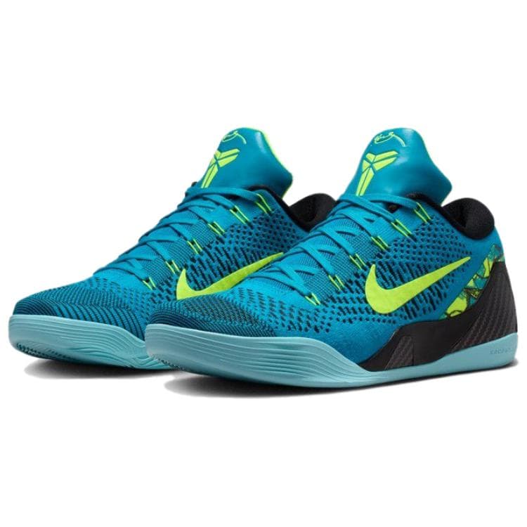 Кроссовки для баскетбола Nike Kobe 9 Low Топ Баскетбольные кроссовки Мужские Синие - изображение 3