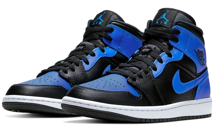 Ретро баскетбольные кроссовки Jordan Air Jordan 1 Mid "Hyper Royal" - изображение 3