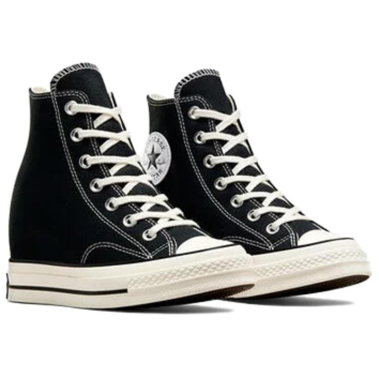 Кеды Converse Chuck 70 Устойчивые к истиранию Высокие Кеды Женские Черные - изображение 3