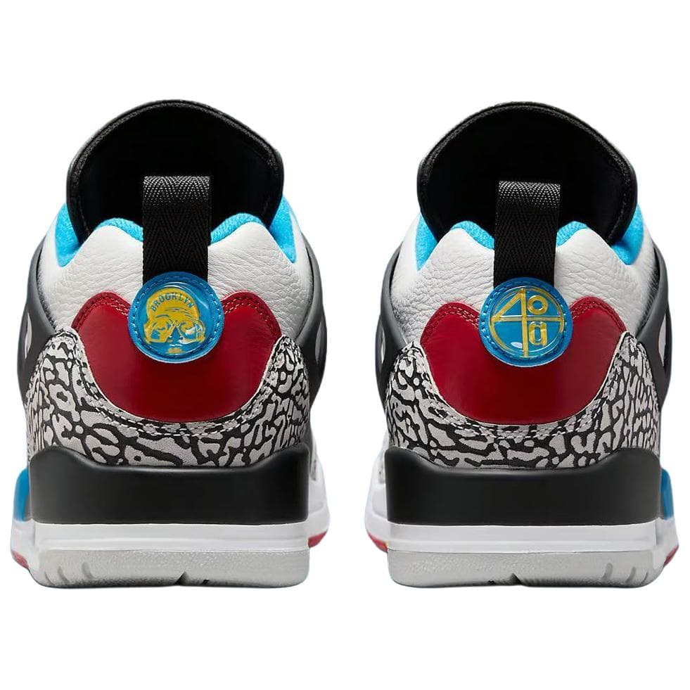 Ретро баскетбольные кроссовки Jordan Spizike Low Black White - изображение 5