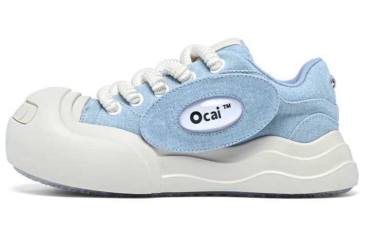 Кеды Ocai 002 Smile противоскользящие устойчивые к истиранию низкие кеды унисекс синие - изображение 1