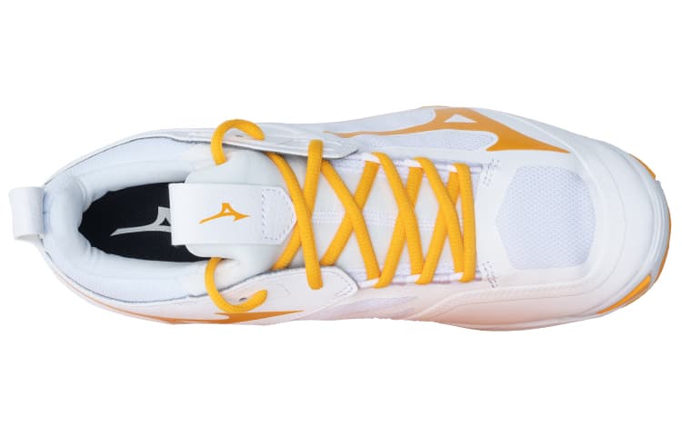 Кроссовки для спортзала Mizuno Momentum Wave 2 White Yellow - изображение 3
