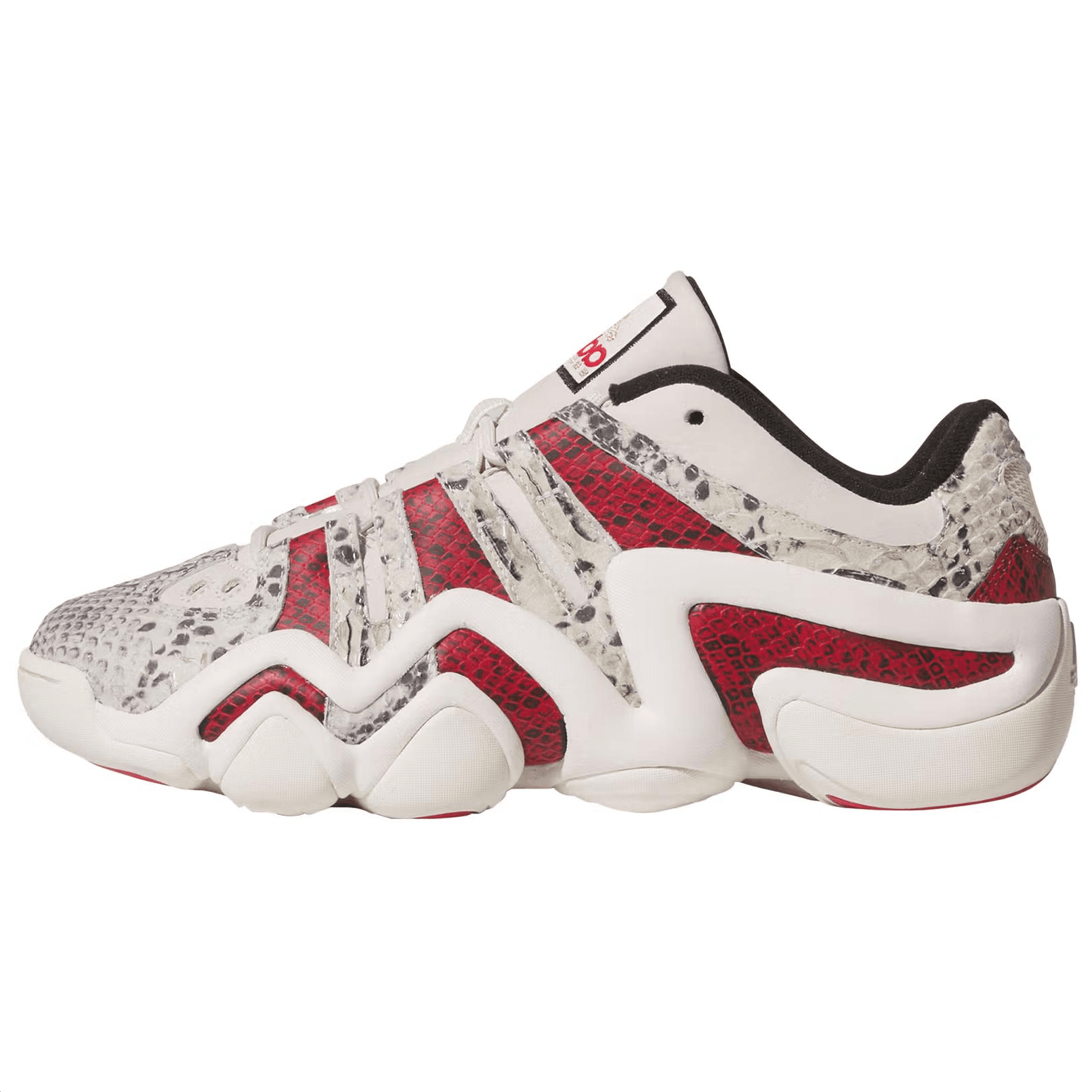 Кроссовки для баскетбола Adidas Crazy 8 противоскользящие устойчивые к истиранию низкие баскетбольные кроссовки унисекс бежево-красные - изображение 1
