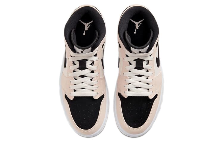 Ретро баскетбольные кроссовки Jordan Air Jordan 1 Mid "Barely Orange" - изображение 4