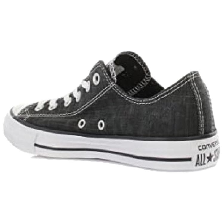 Кеды Converse Chuck TAYLOR Сезонный Удобный и Легкий Устойчивый к Износу Низкие Кеды Женские Серый Черный - изображение 3
