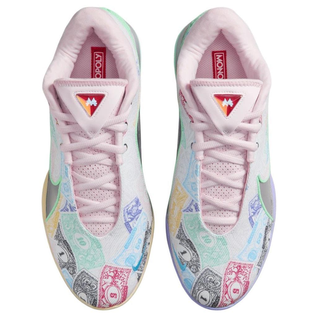 Кроссовки для баскетбола Монополия X Nike LeBron 22 Противоскользящие Устойчивые к износу Низкие Баскетбольные кроссовки Мужские - изображение 4
