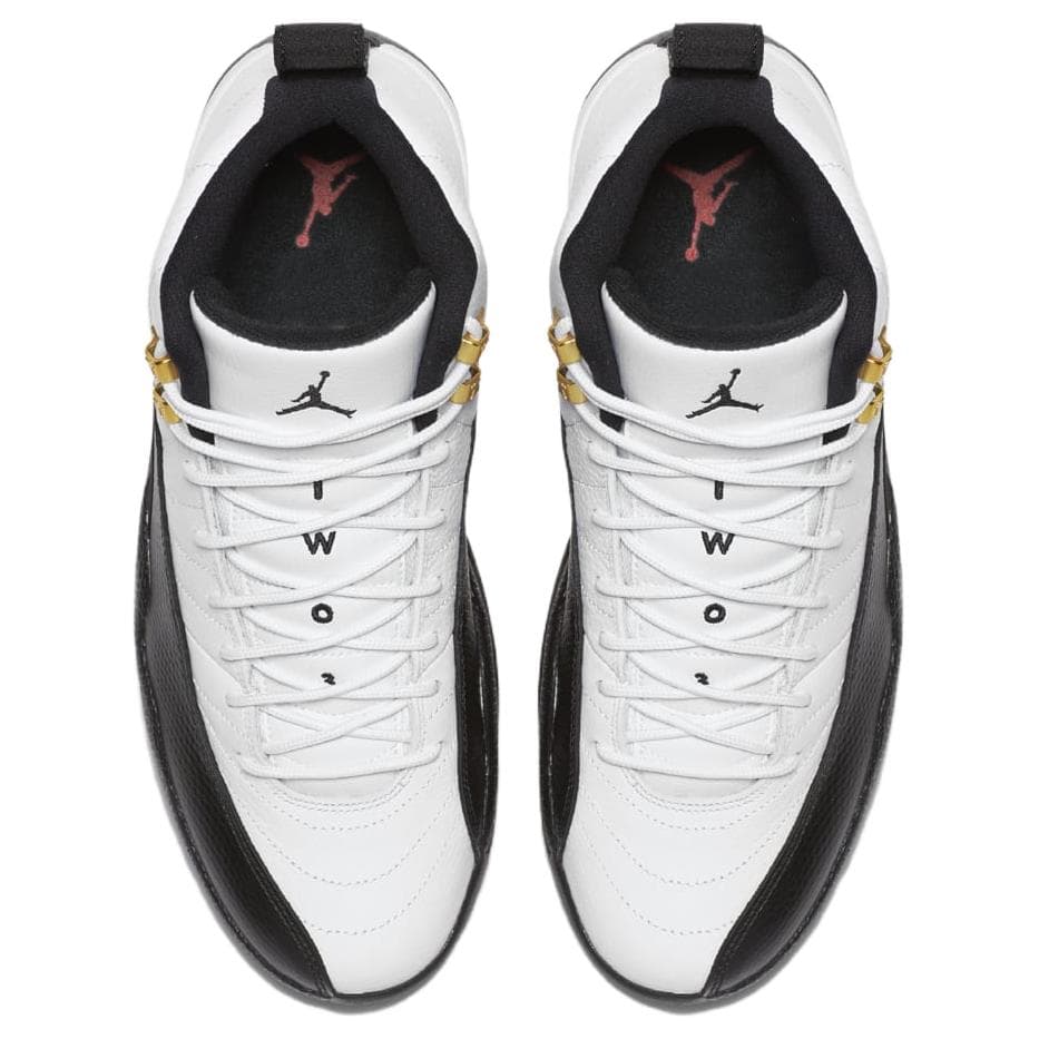 Ретро баскетбольные кроссовки Jordan Air Джордан 12 Отскок High Top Винтажные Баскетбольные Кроссовки Мужские Белый Черный - изображение 4