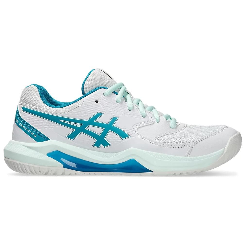 Кроссовки для тенниса Asics Gel-Dedicate 8 White Blue - изображение 2