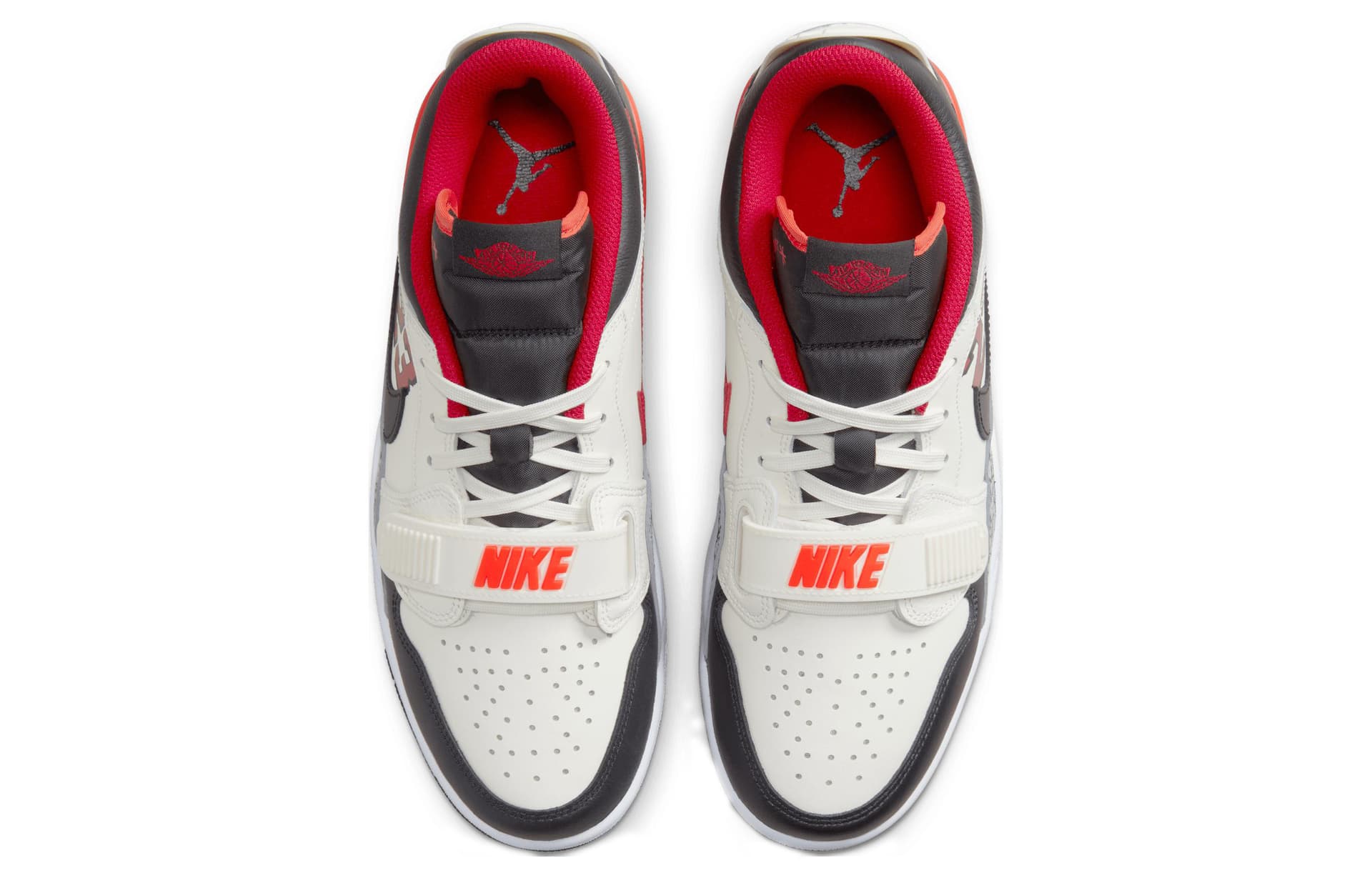 Ретро баскетбольные кроссовки Jordan Air Jordan Legacy 312 Low White Black Red - изображение 4