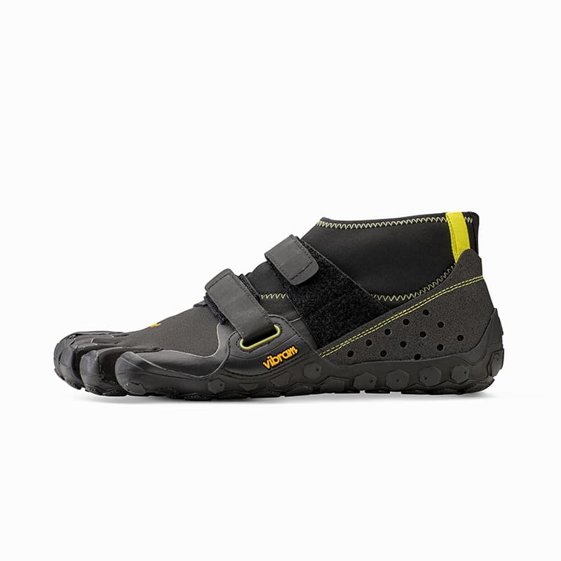 Кроссовки для спортзала Vibram Противоскользящие Устойчивые к износу Быстросохнущие Кроссовки для тренировок MID Мужские Черные - изображение 1