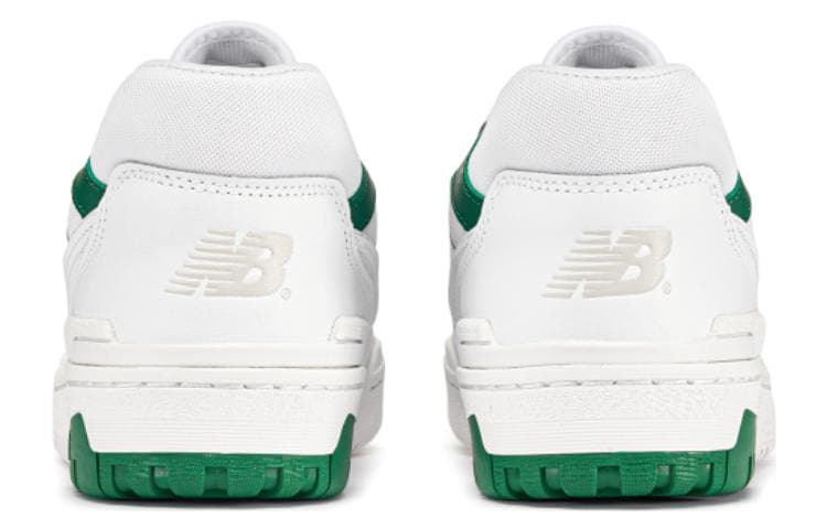 Ретро баскетбольные кроссовки New Balance 550 White Green - изображение 4