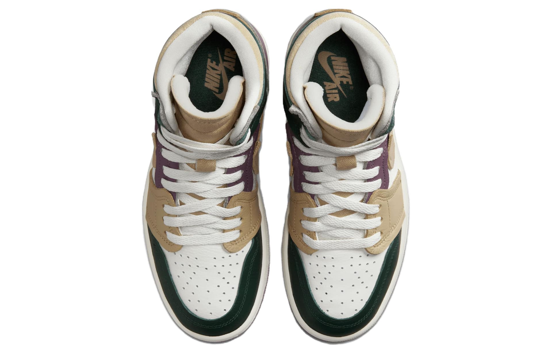 Ретро баскетбольные кроссовки Jordan Air Jordan 1 MM High "Galactic Jade" - изображение 4