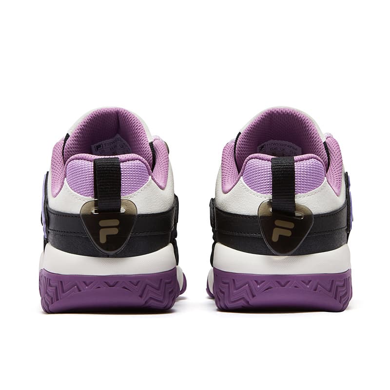 Кроссовки для баскетбола FILA FUSION BUSTER Пухлые туфли Низкие Баскетбольные кроссовки Женские Черный Снег - изображение 4