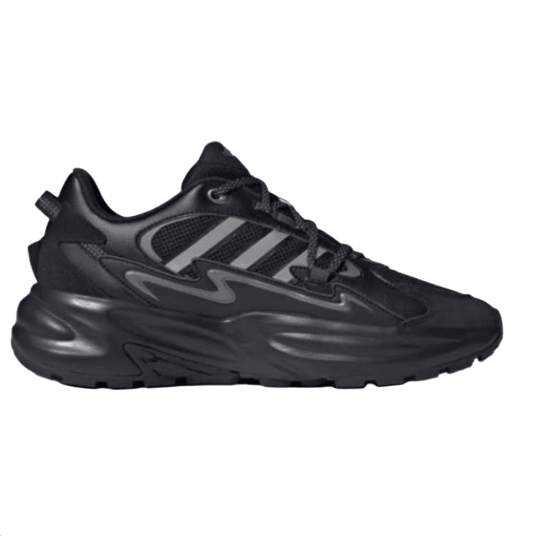 Кроссовки Adidas OZWAVE SURGE Комфортные Низкие Кроссовки с Толстой Подошвой Унисекс Черные Серебряные - изображение 2