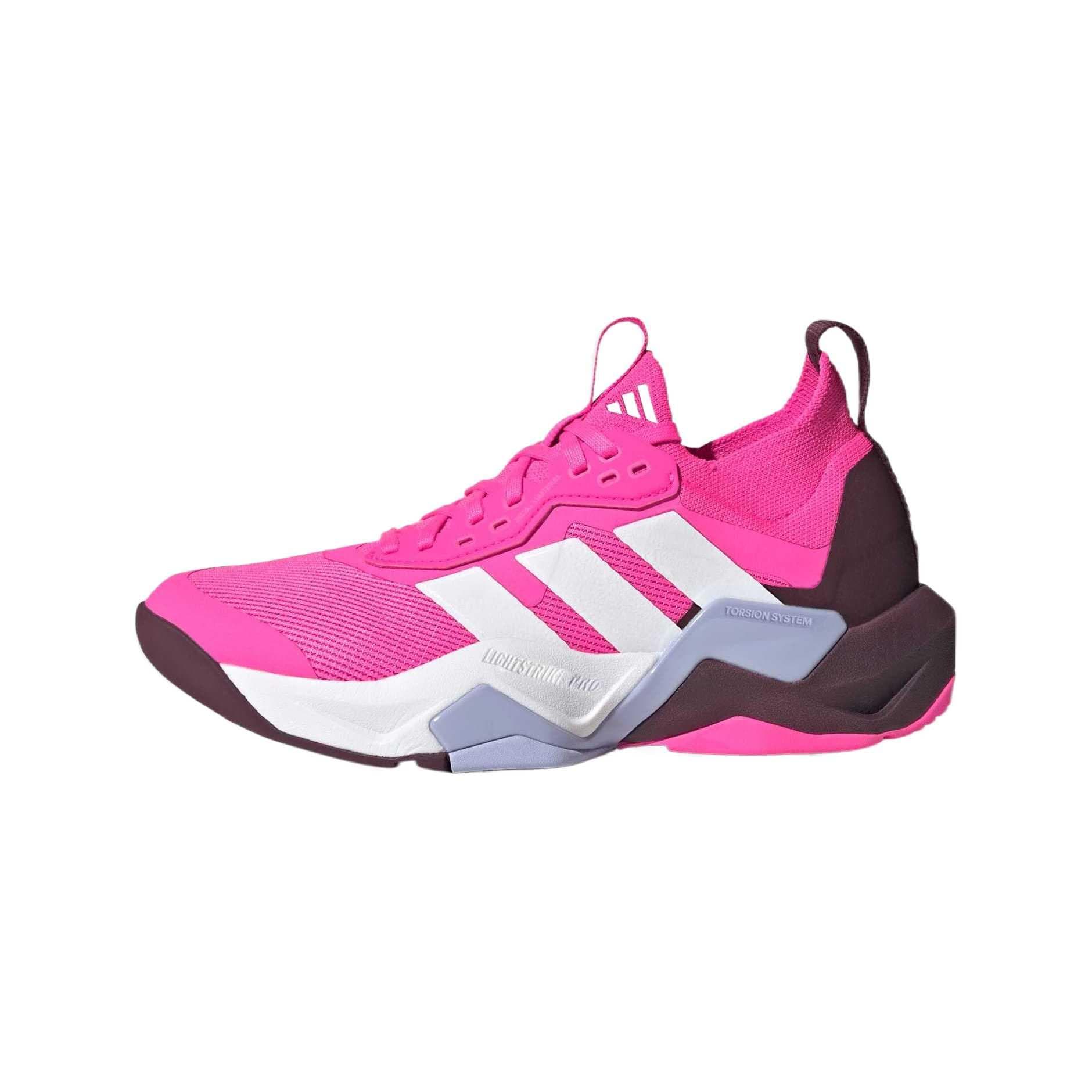 Кроссовки для спортзала Adidas Rapidmove Adv 2 противоскользящие низкие кроссовки для тренировок женские розовые - изображение 1