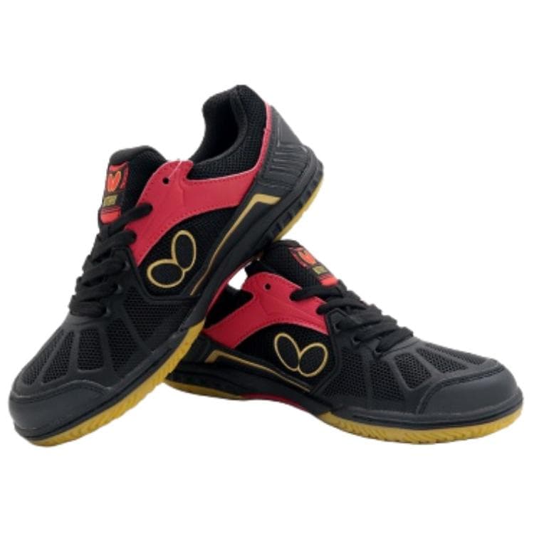 Кроссовки для спортзала Бабочка Slip-resistant Abrasion-resistant Low-top Кроссовки для тренировок Унисекс Черный Красный - изображение 4
