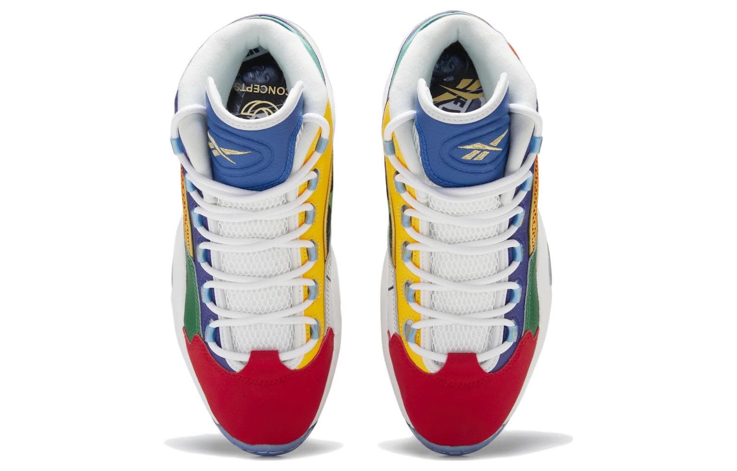 Ретро баскетбольные кроссовки Concepts x Reebok Question "Draft Class" - изображение 5