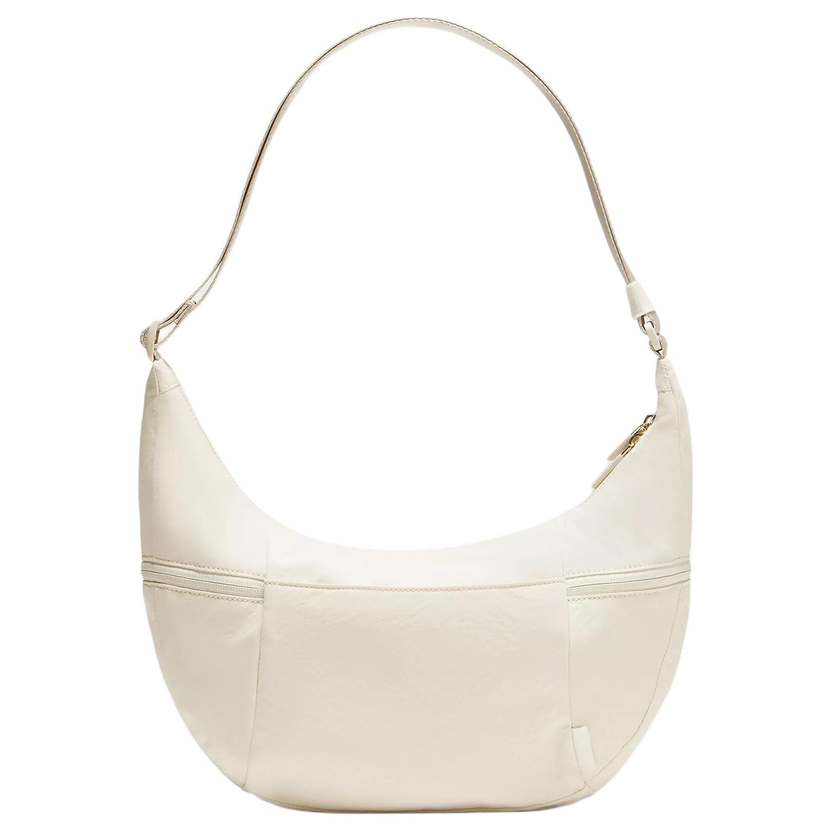 Мини-сумка Lululemon Slouchy Sling Нейлоновая Сумка-Полумесяц Сумка через плечо Женская Светлый Айвори Белый и Золото - изображение 3
