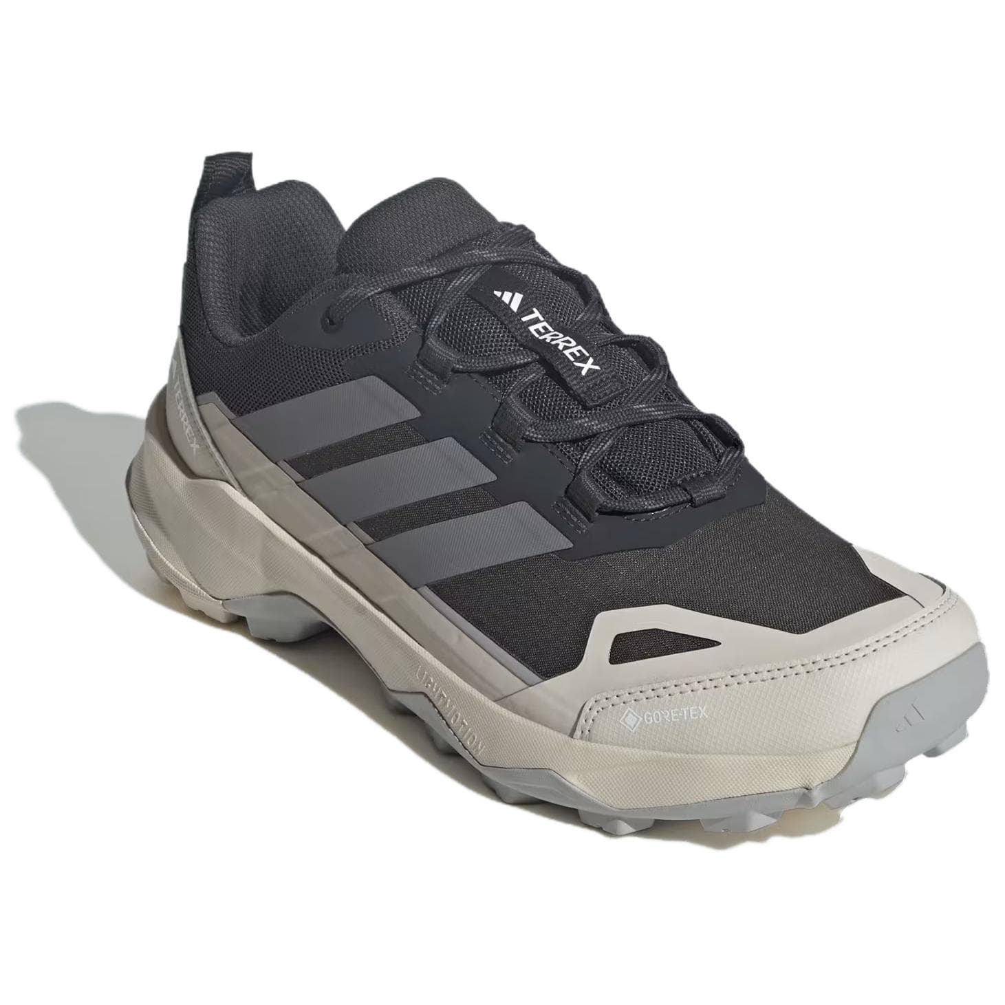 Кроссовки Adidas TERREX SKYCHASER AX5 Износостойкая и Водонепроницаемая Низкая Походная Обувь Мужская Угольно-Серый - изображение 3