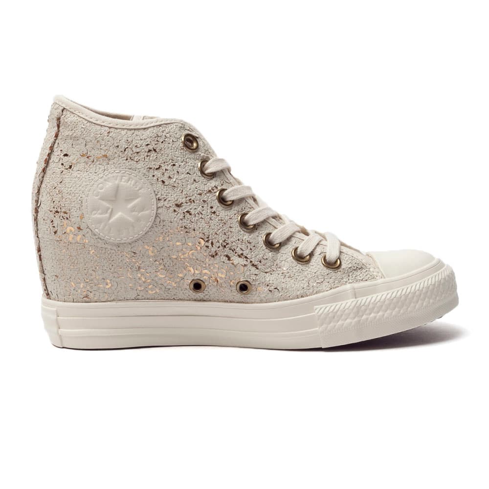 Кеды Converse Chuck TAYLOR High Топ Кеды Женские Бежевые - изображение 2