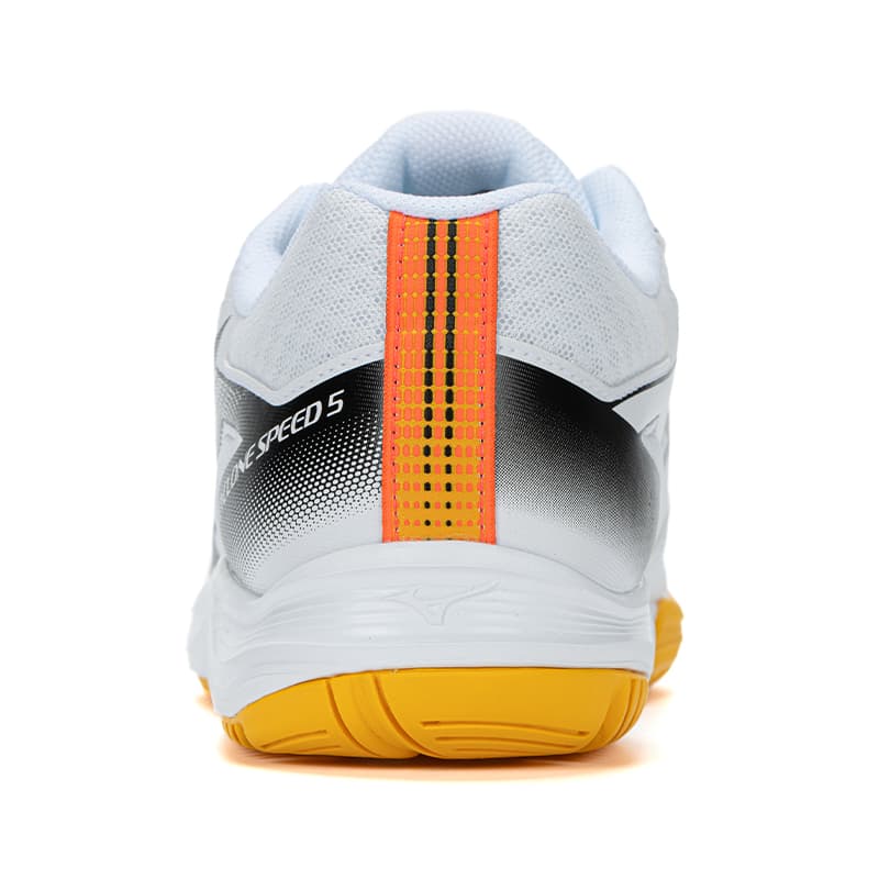 Кроссовки для спортзала Mizuno CYCLONE SPEED 5 Синтетическая кожа Лоу-топы Тренировочные кроссовки Унисекс Белый черный желтый - изображение 4