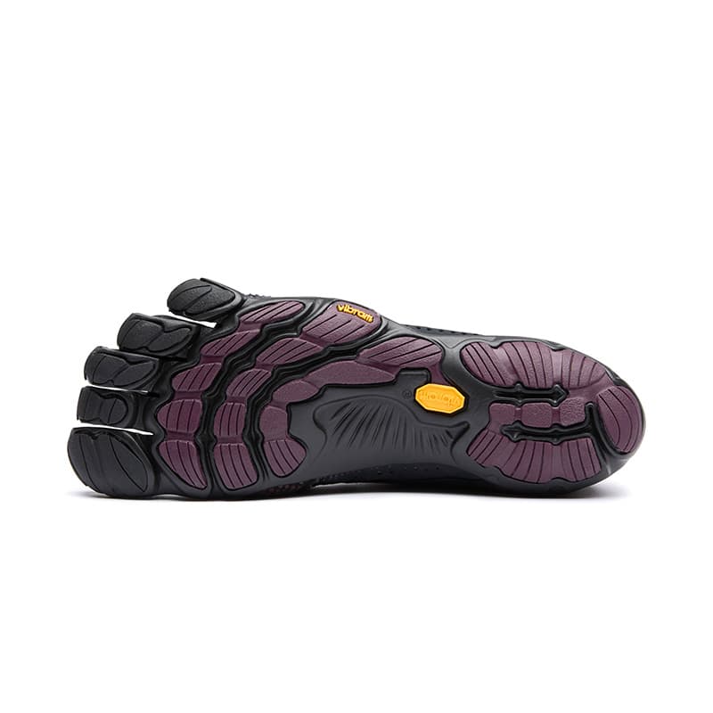 Кроссовки Vibram V RUN Износостойкий Дышащий Легкий Низкий Верх Тренировочные Кроссовки Женские Черный Фиолетовый - изображение 3