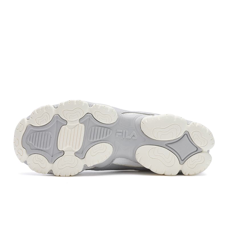 Кроссовки FILA FLUID 6 ST Кошачья лапа Обувь Низкий Топ Толстая подошва Кроссовки Женские Серый Белый - изображение 5
