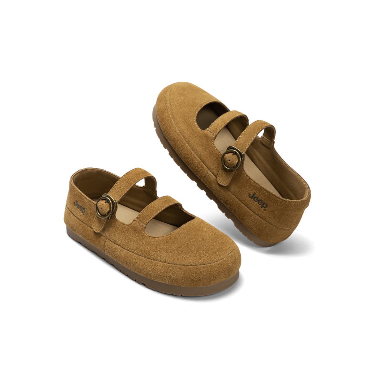 Jeep Buckle Clog Туфли Мэри Джейн Женские Кофе - изображение 2